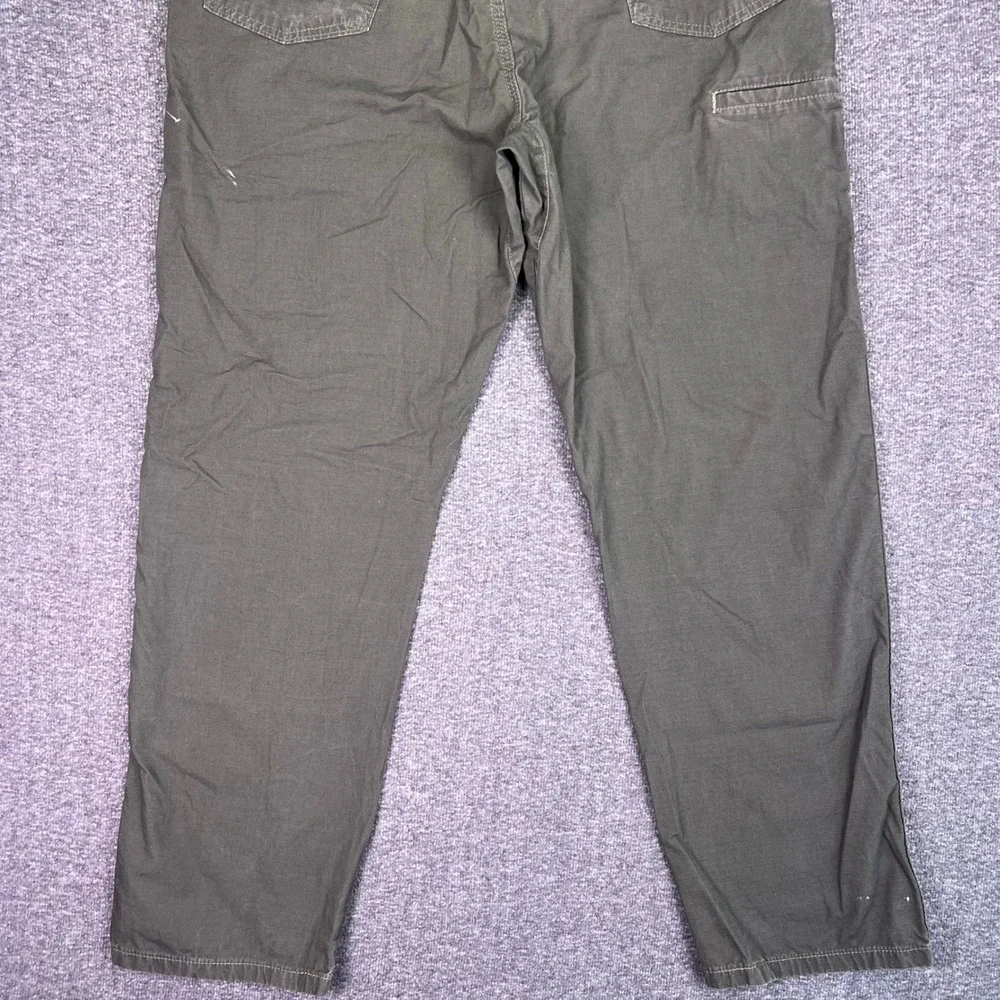 Wrangler Riggs Workwear Pants Mens 38x32 Green Ripstop Utility Painter Carpenter